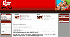 Desktop Screenshot of dareontario.ca